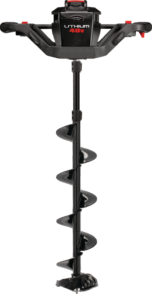 StrikeMaster Lite-Flite Lazer Drill Unit with included blade guard and NDA-3 two-stage drill adapter