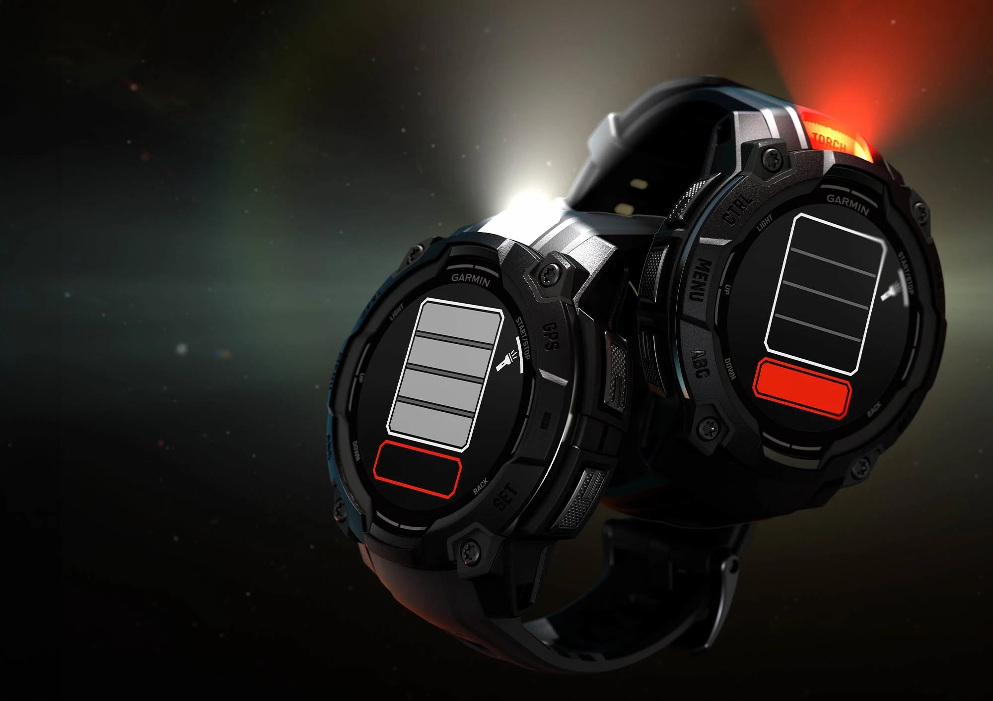 Garmin Instinct 3 – 50 mm, AMOLED Black with Charcoal Band