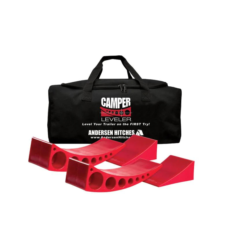 Andersen HITCHES | RV Accessories | 2-Pack Camper Levelers | Easy Drive-On Camper Leveling | Less Than 5 Minutes to Level Your Camper, Trailer, RV, Motorhome | 3604-2 with carry bag