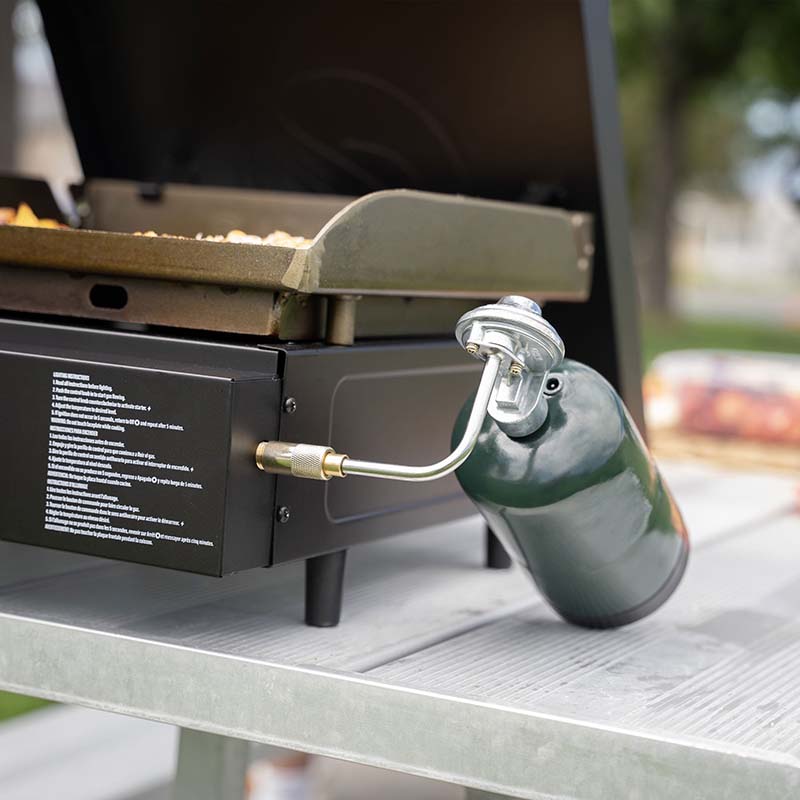 Omnivore Griddle Plate Technology with stainless-steel H-burner for even heat distribution and efficiency.