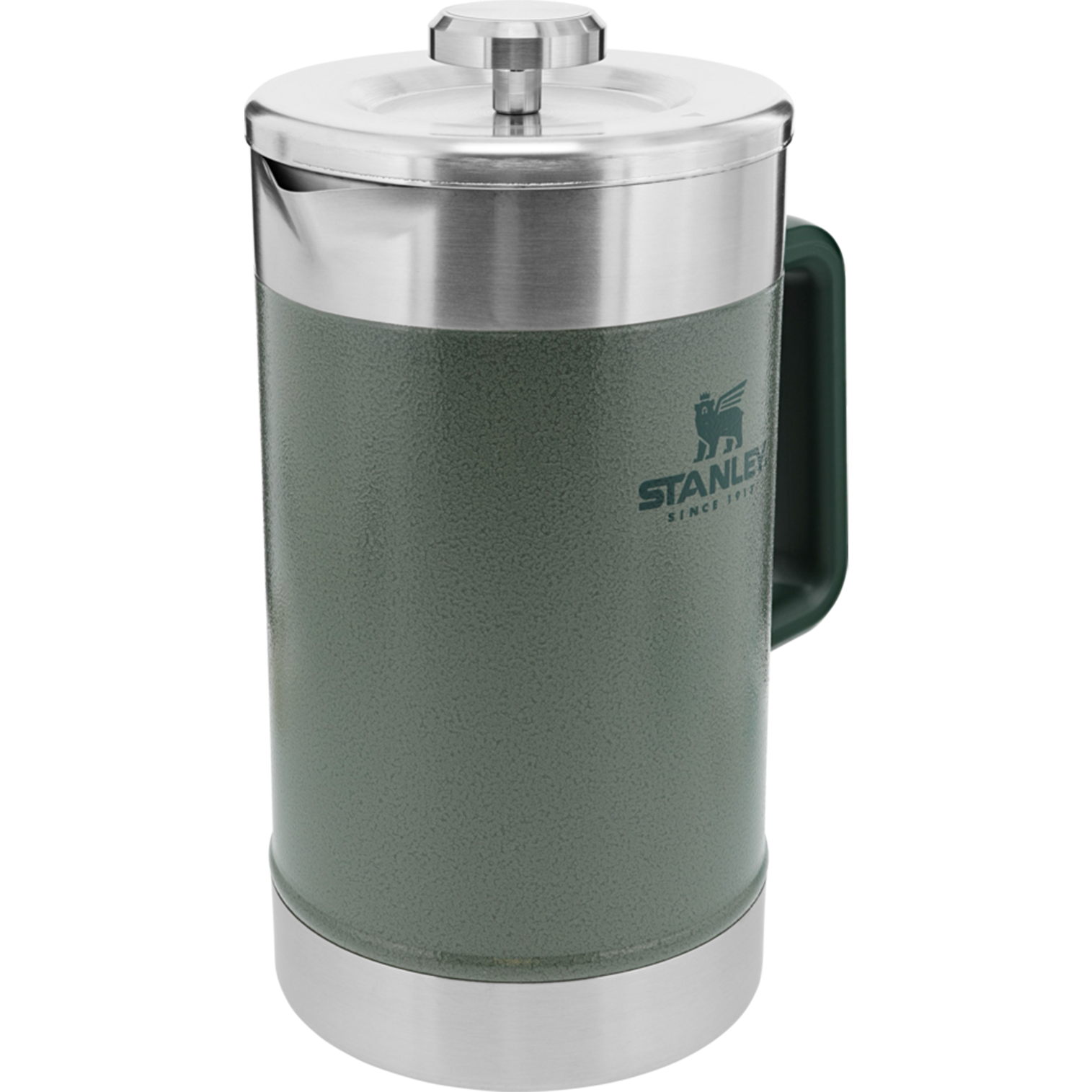 Large capacity stainless steel French press for home or camping