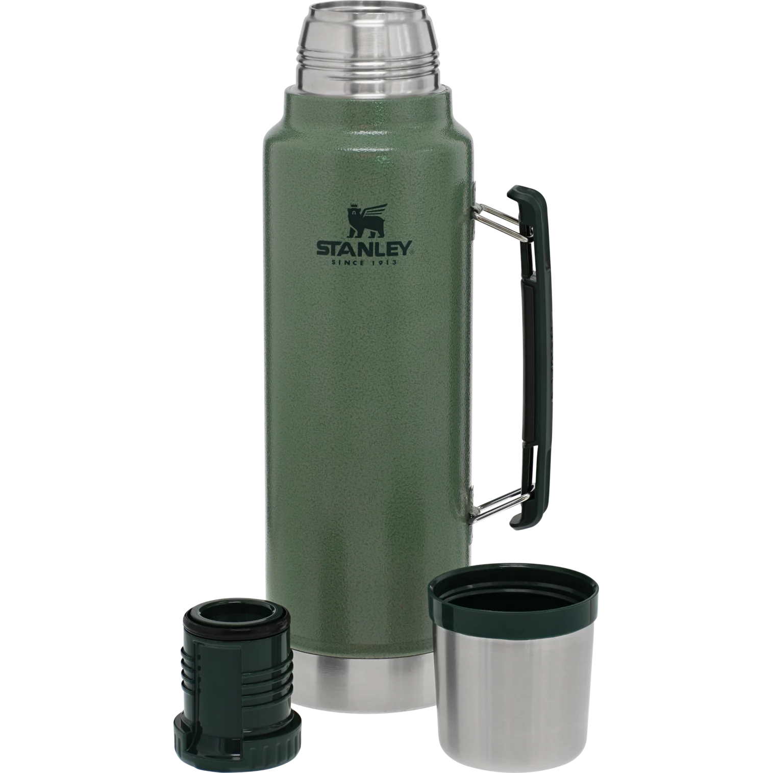 A person pouring a beverage from the stainless steel bottle using the twist-and-pour stopper, demonstrating its smooth pouring feature.
