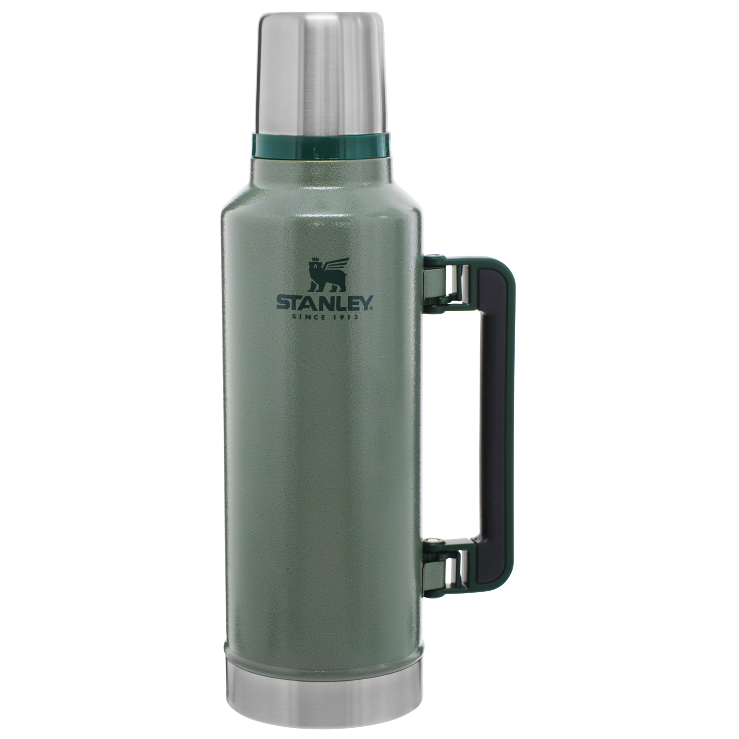 Stanley Classic Series vacuum insulated bottle with folding handle, 2-day hot or cold retention