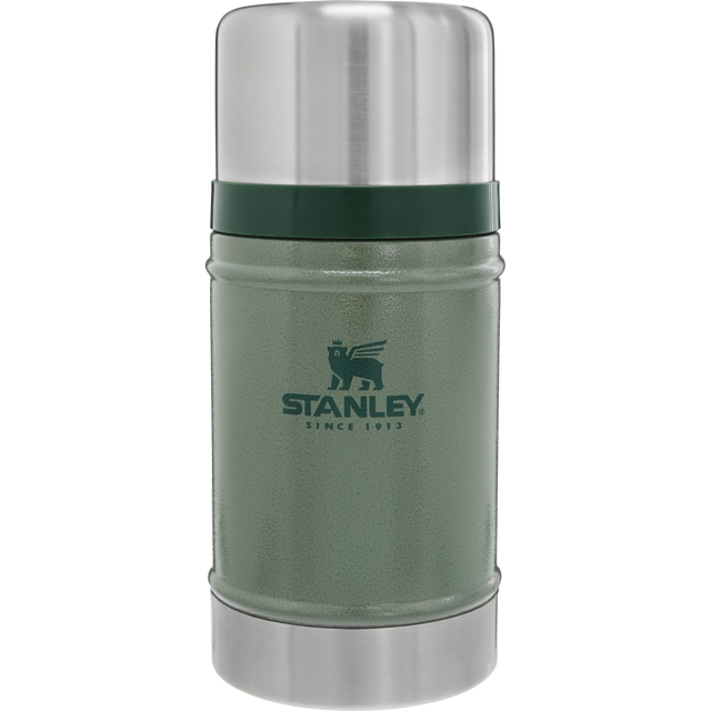 Stainless steel camping food thermos with insulated lid cup