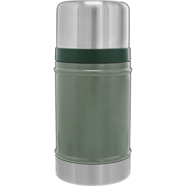 Double wall insulated food container for hot or cold meals