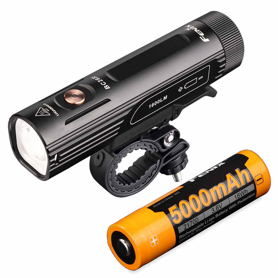 Fenix BC26R Rechargeable Bike Light with Free Extra Battery
