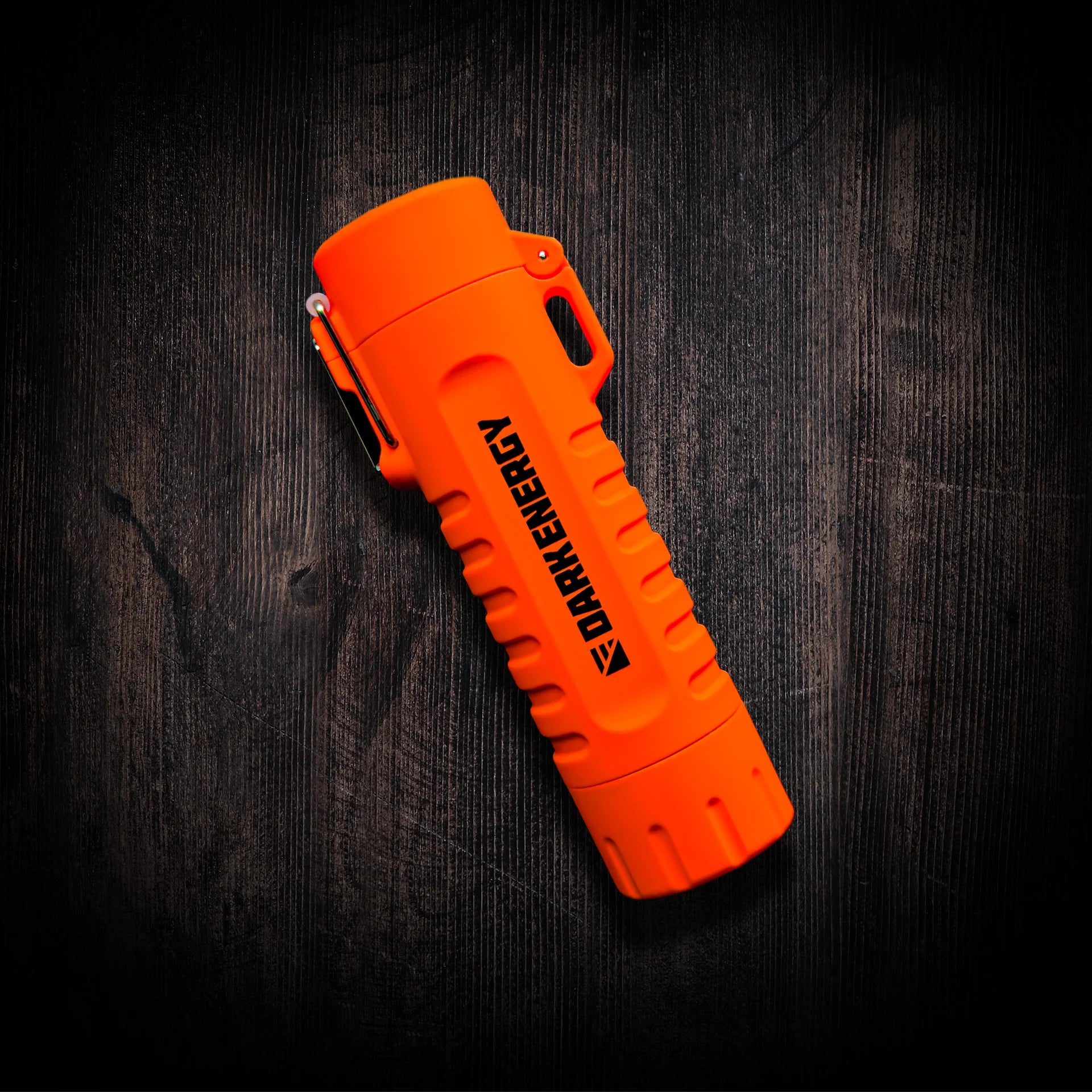 A close-up of a dual-arc plasma lighter emitting bright blue plasma beams, designed for reliable and consistent ignition.