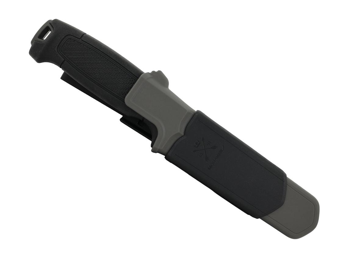 Morakniv Amberg Compact S black outdoor knife with dark grey sheath