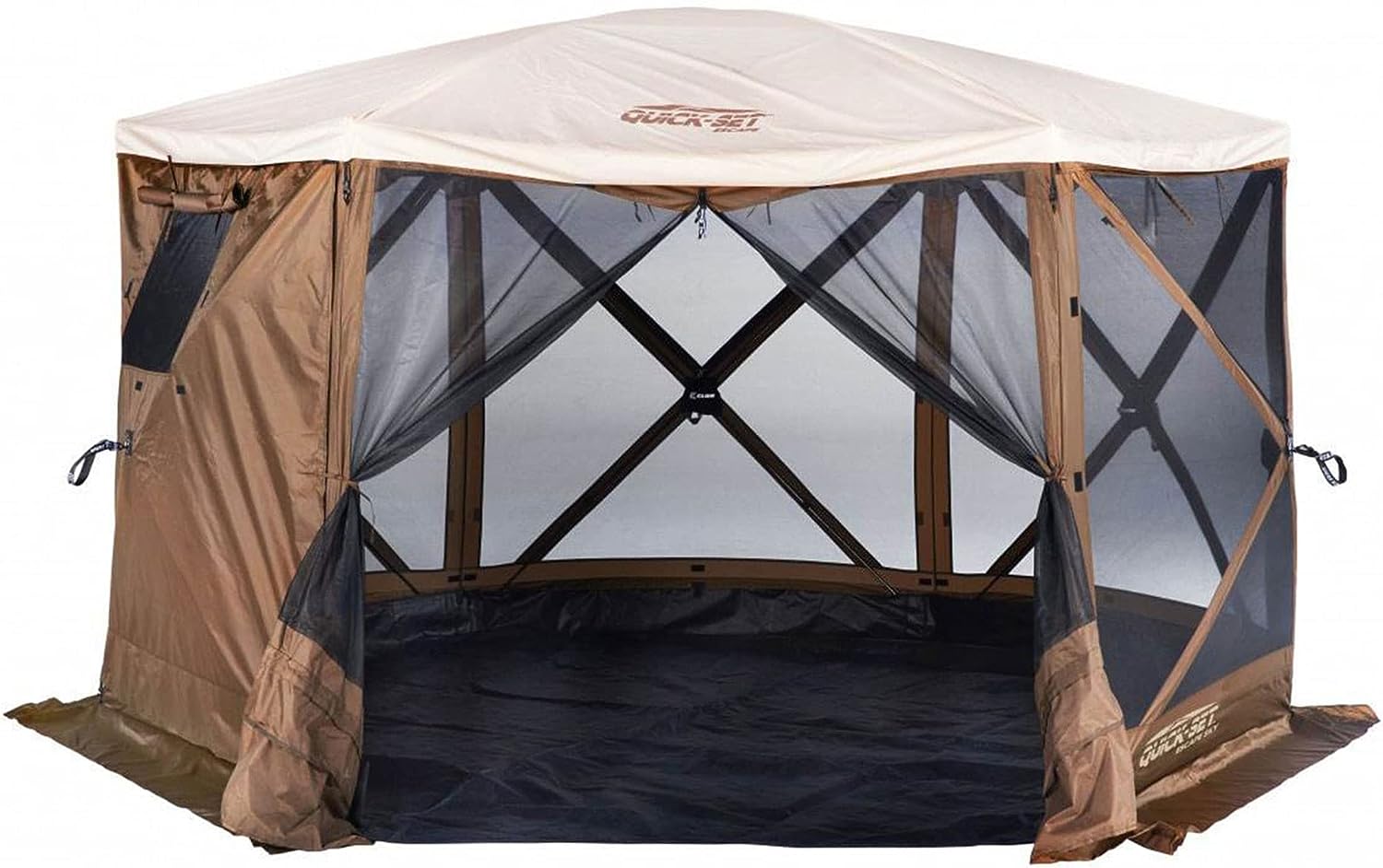 CLAM Quick-Set Escape Sky Camper 11.5 x 11.5 Foot Portable Pop-Up Gazebo 6 Sided