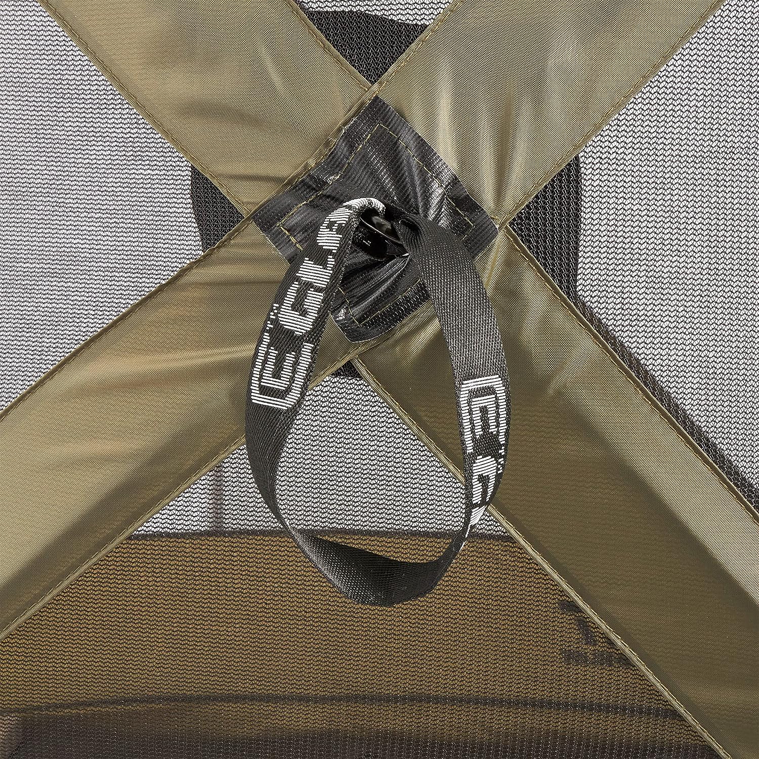 CLAM Quick-Set Traveler 6 x 6 Foot Portable Pop Up Gazebo Screen Tent 4 sided-109870