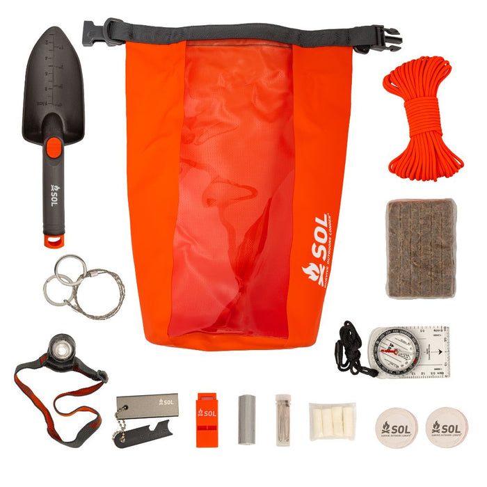 Camp Ready Kit with camping survival essentials and emergency gear