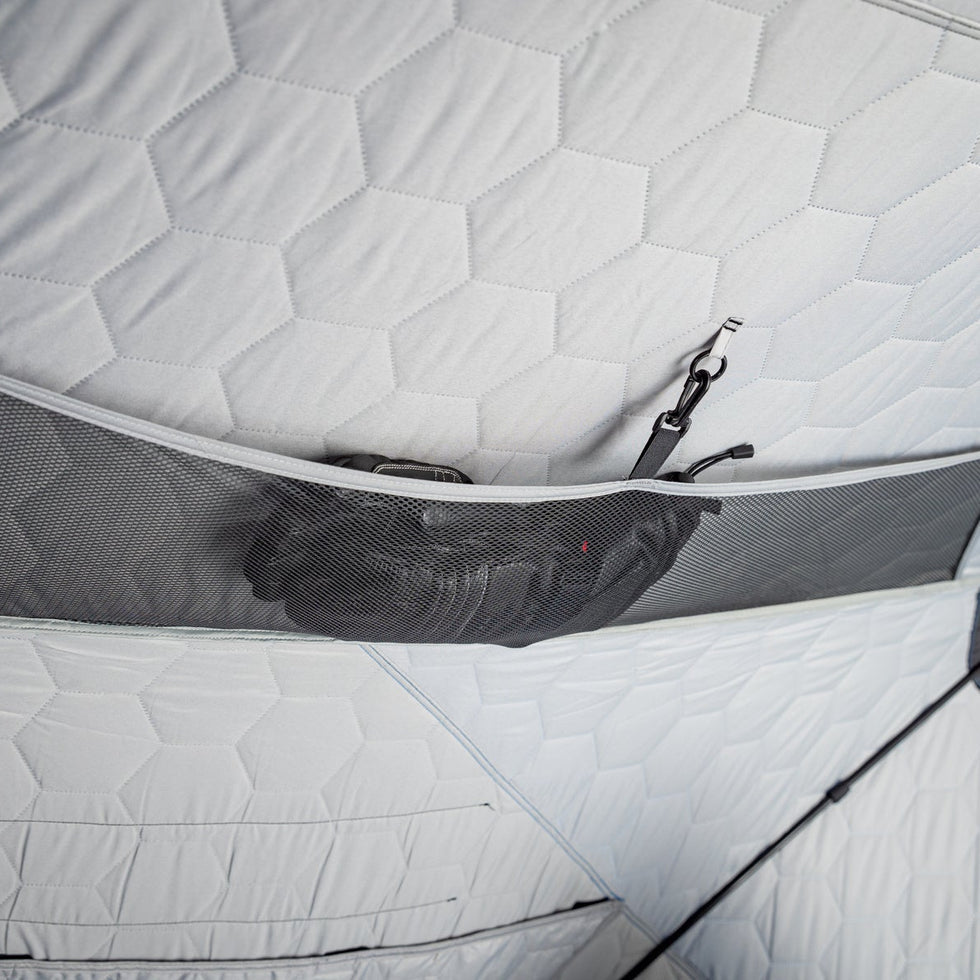 Clam X-400 thermal hub shelter for ice fishing and camping