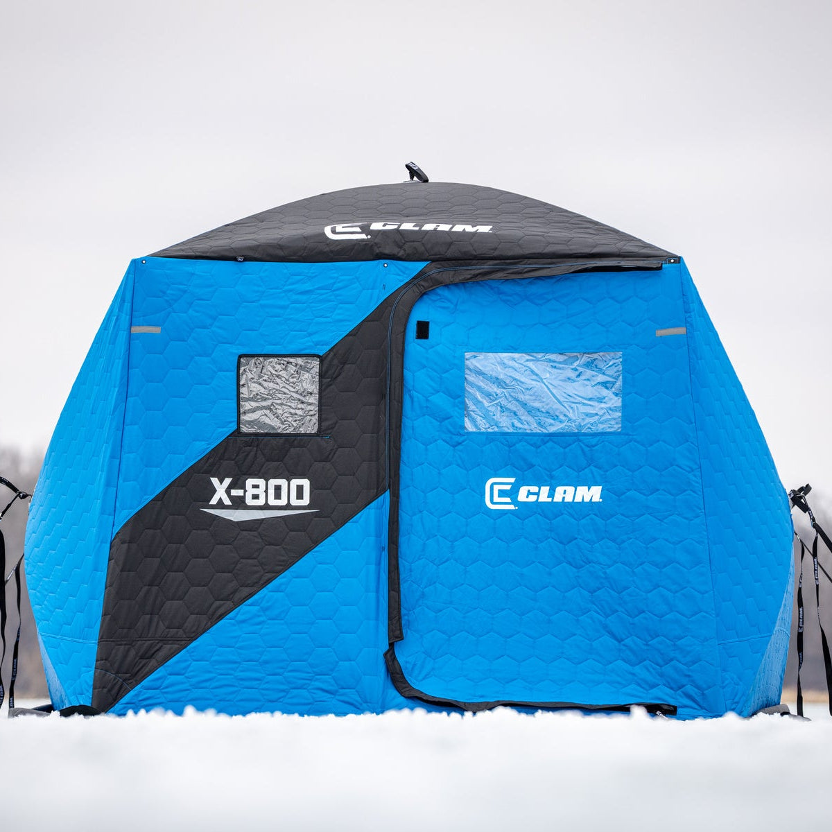 Clam X-800 128 square foot ice fishing shelter