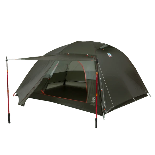 Big Agnes Copper Spur UL3 backpacking tent side view with vestibule
