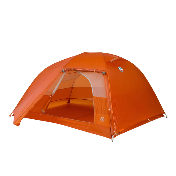 Ultralight backpacking tent with multiple interior storage pockets