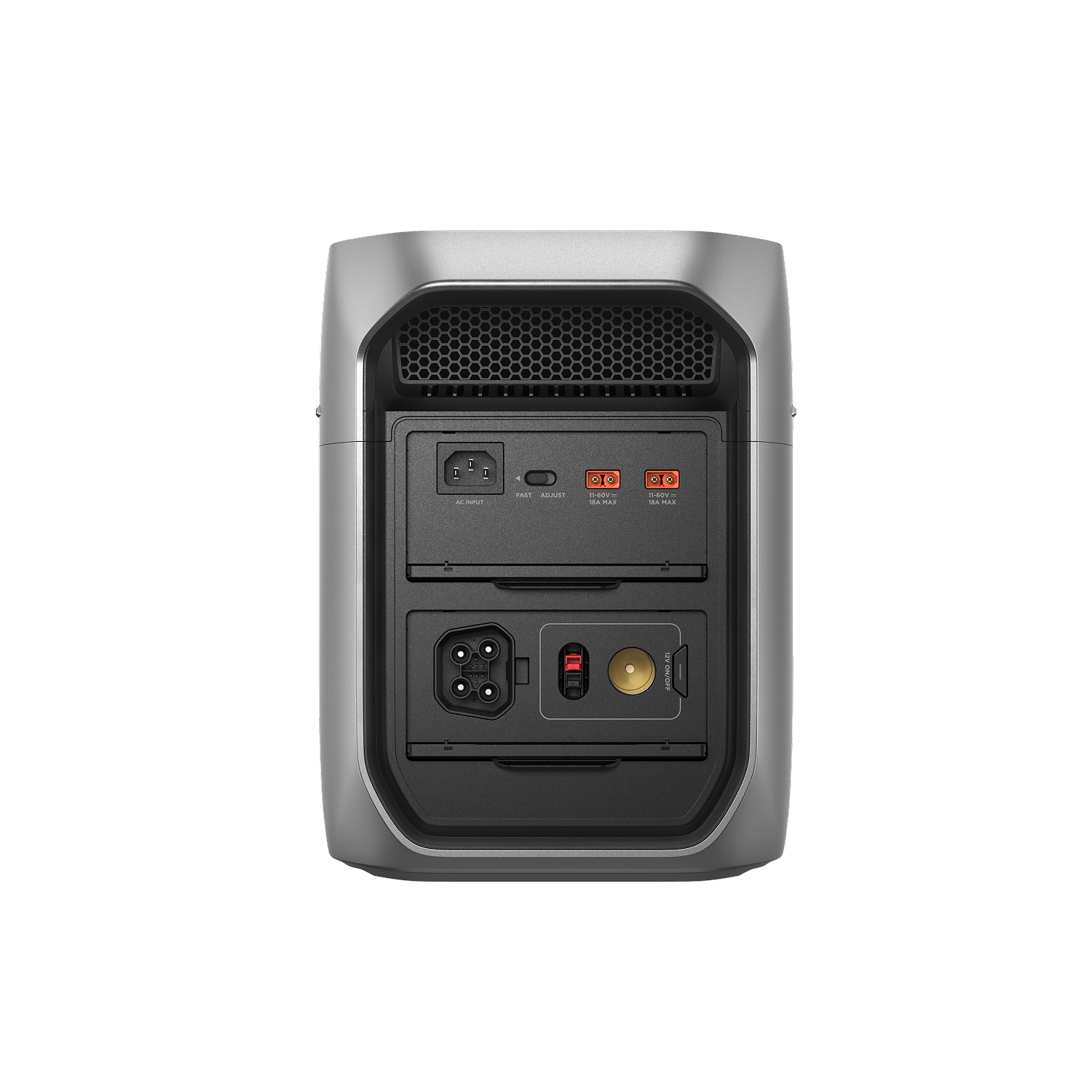 EcoFlow DELTA 3 Max Plus portable energy station charging from 0 to 80 percent in 43 minutes using generator charging.