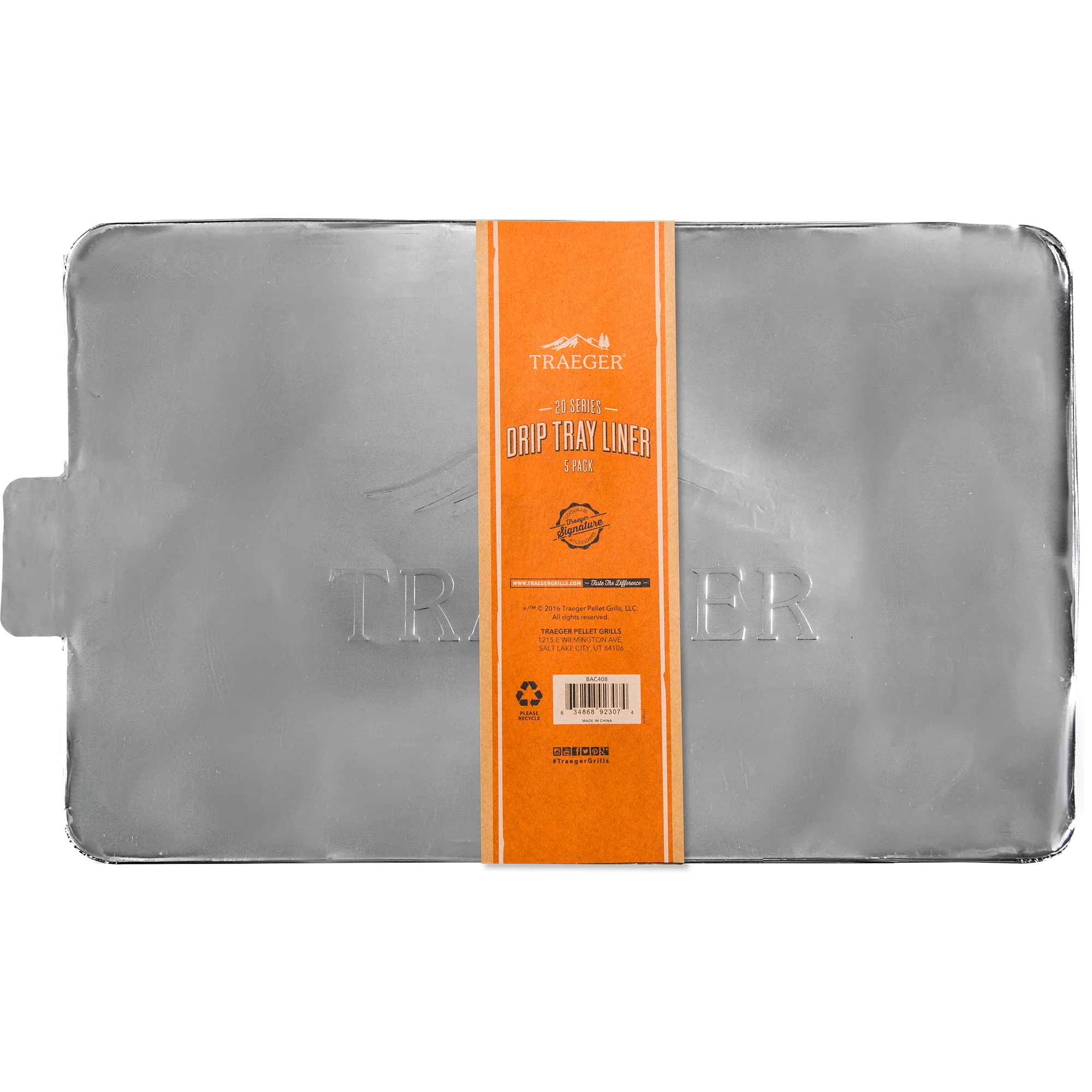 Traeger drip tray liners aluminum disposable grill grease tray liners pack of 5