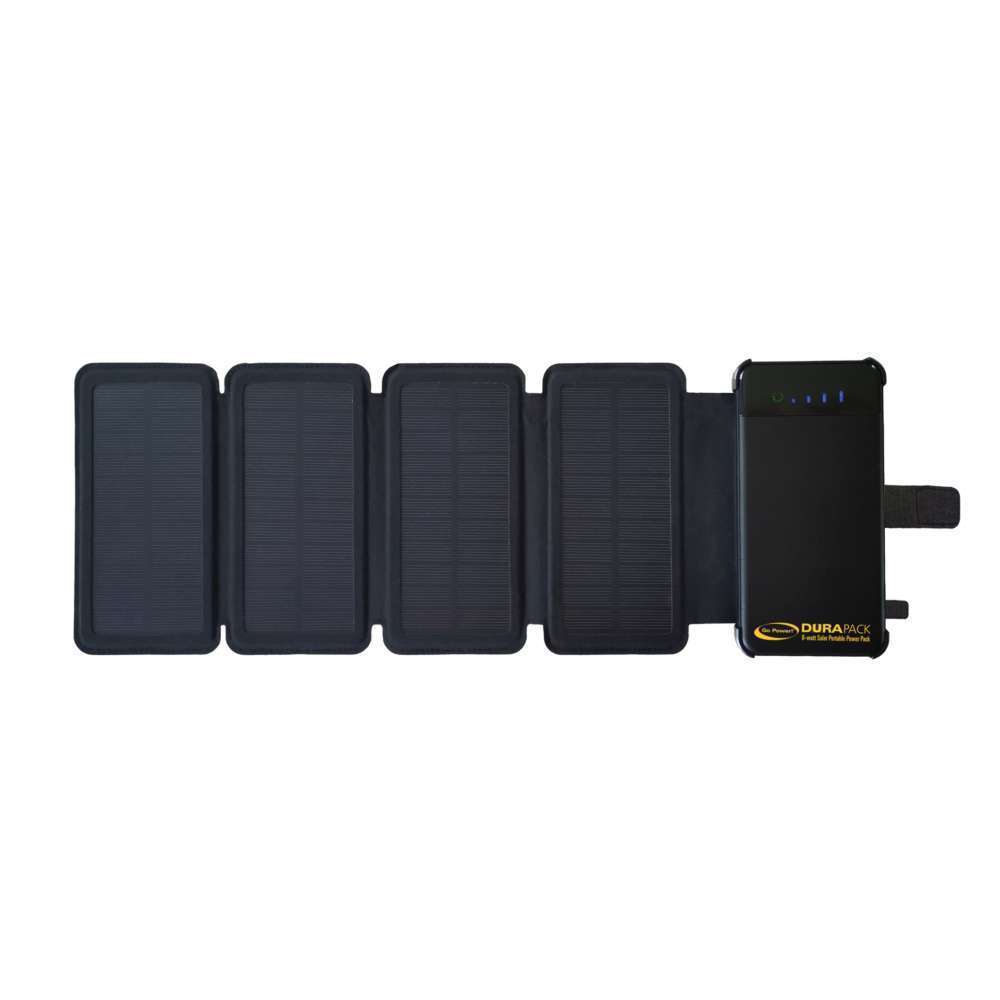 DuraPACK 8W Portable Power Pack with Waterproof Solar Panels