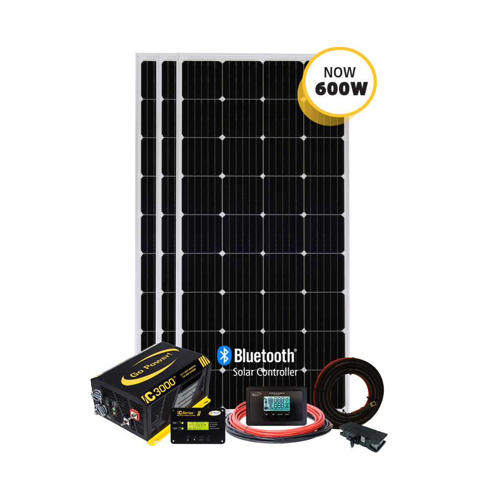Go power extreme solar panel 600w