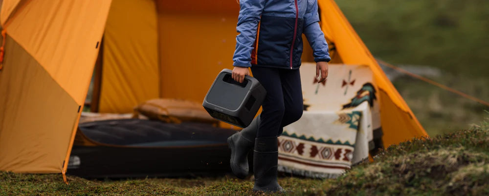 EcoFlow RIVER 3 Plus compact design for camping, travel, and home backup