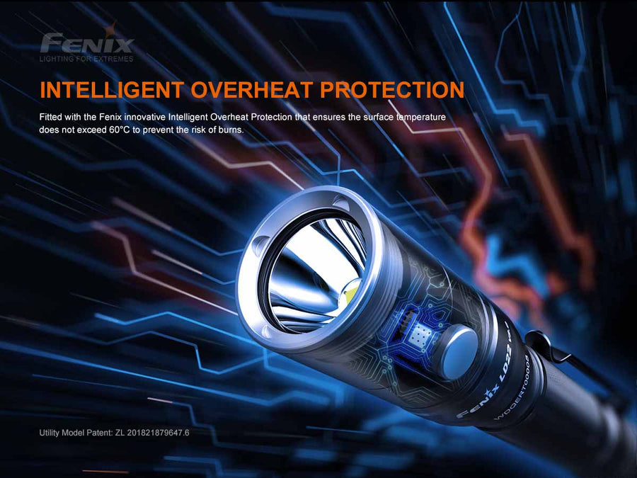 Fenix LD22 V2.0 dual power flashlight with rechargeable and AA battery options