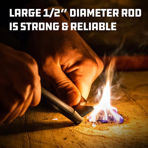 UCO Titan Fire Starter Ferro Rod Producing Hot Sparks