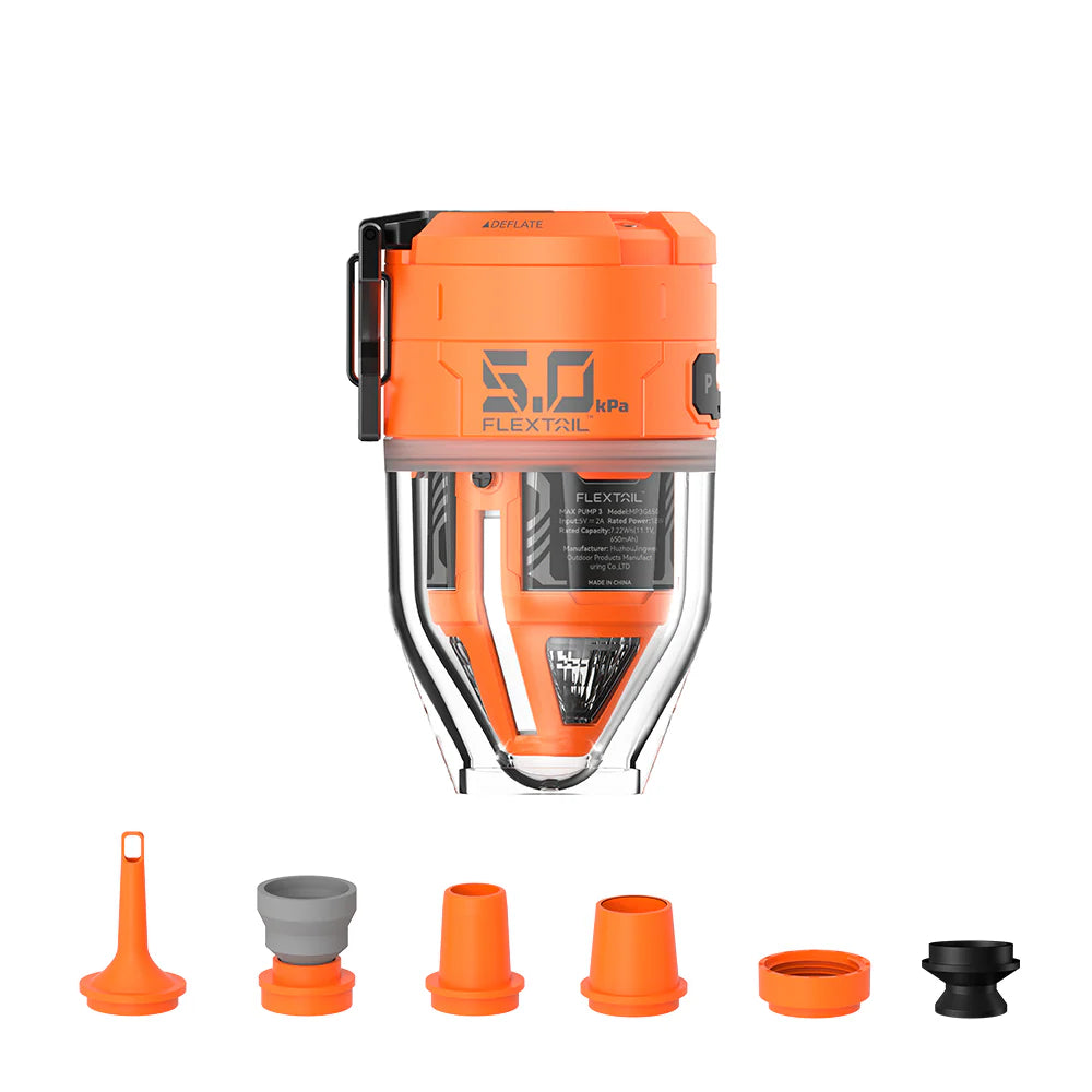 Max pump 3 in orange
