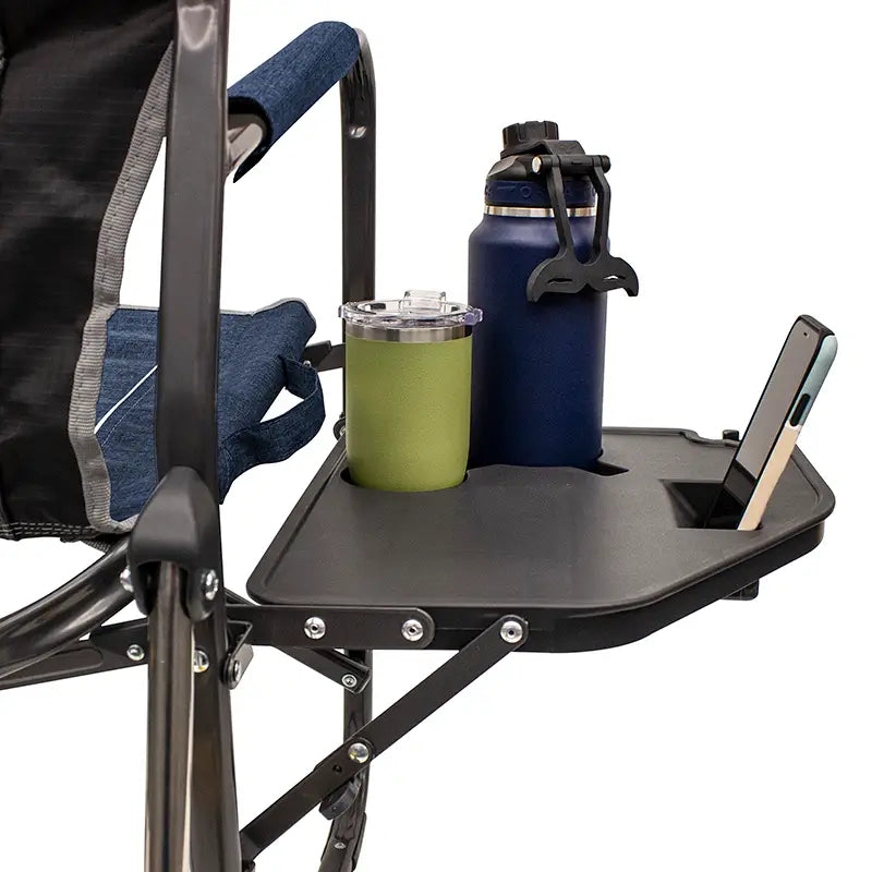 Close-up of patented Spring-Action Rocking Technology™ for smooth rocking on any surface.