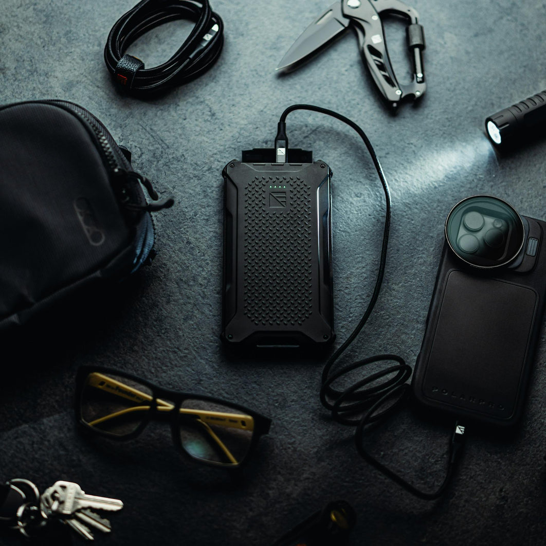 Heavy-duty 10200mAh outdoor portable charger