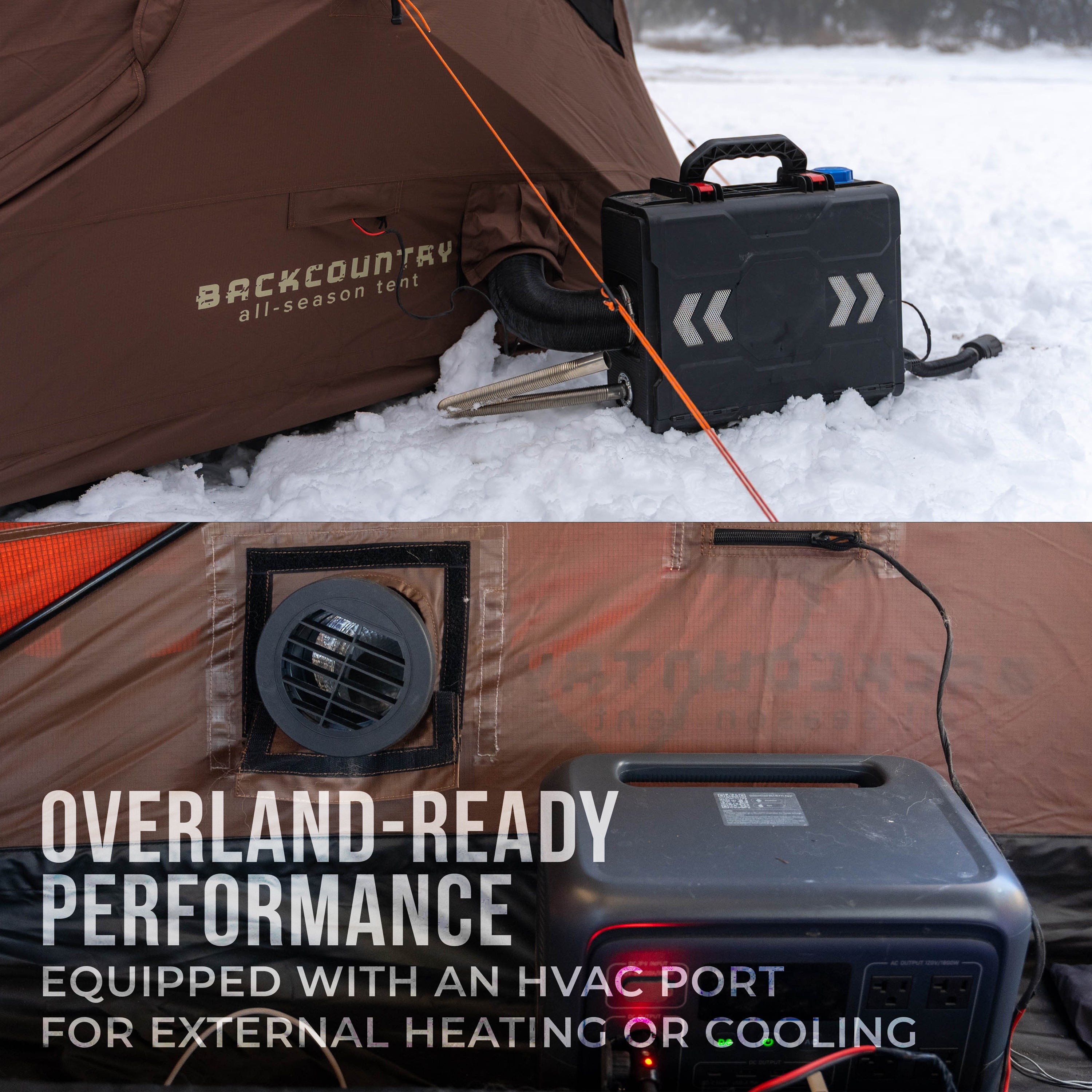Gazelle Backcountry T5 instant setup tent with mesh windows and roof vents