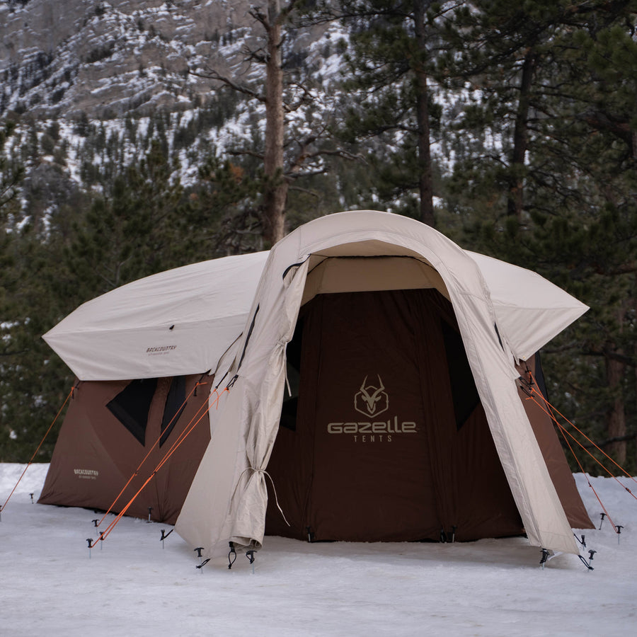 Gazelle T10 vestibule shelter extension for overlanding