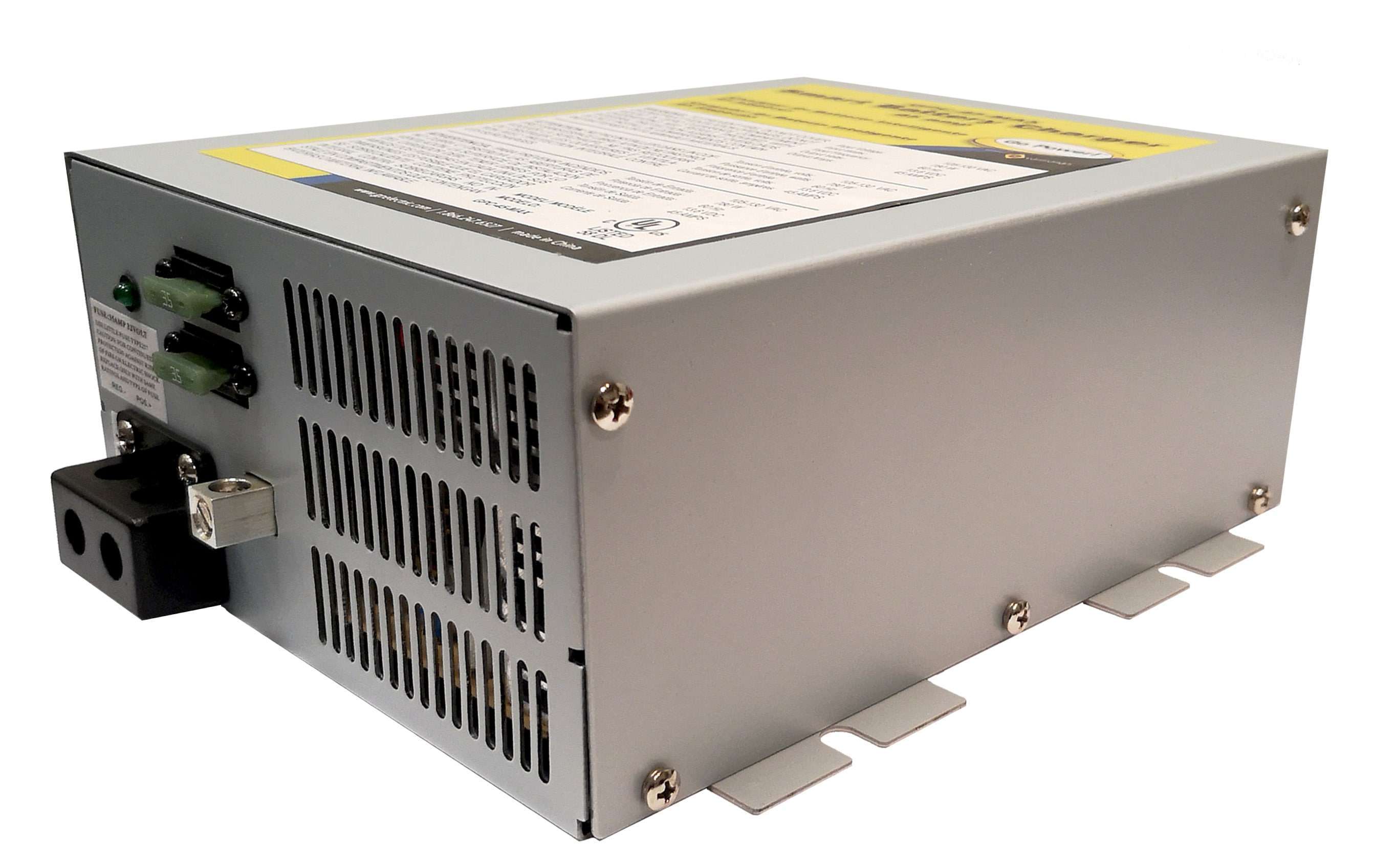 RV smart battery charger designed for deep-cycle battery banks