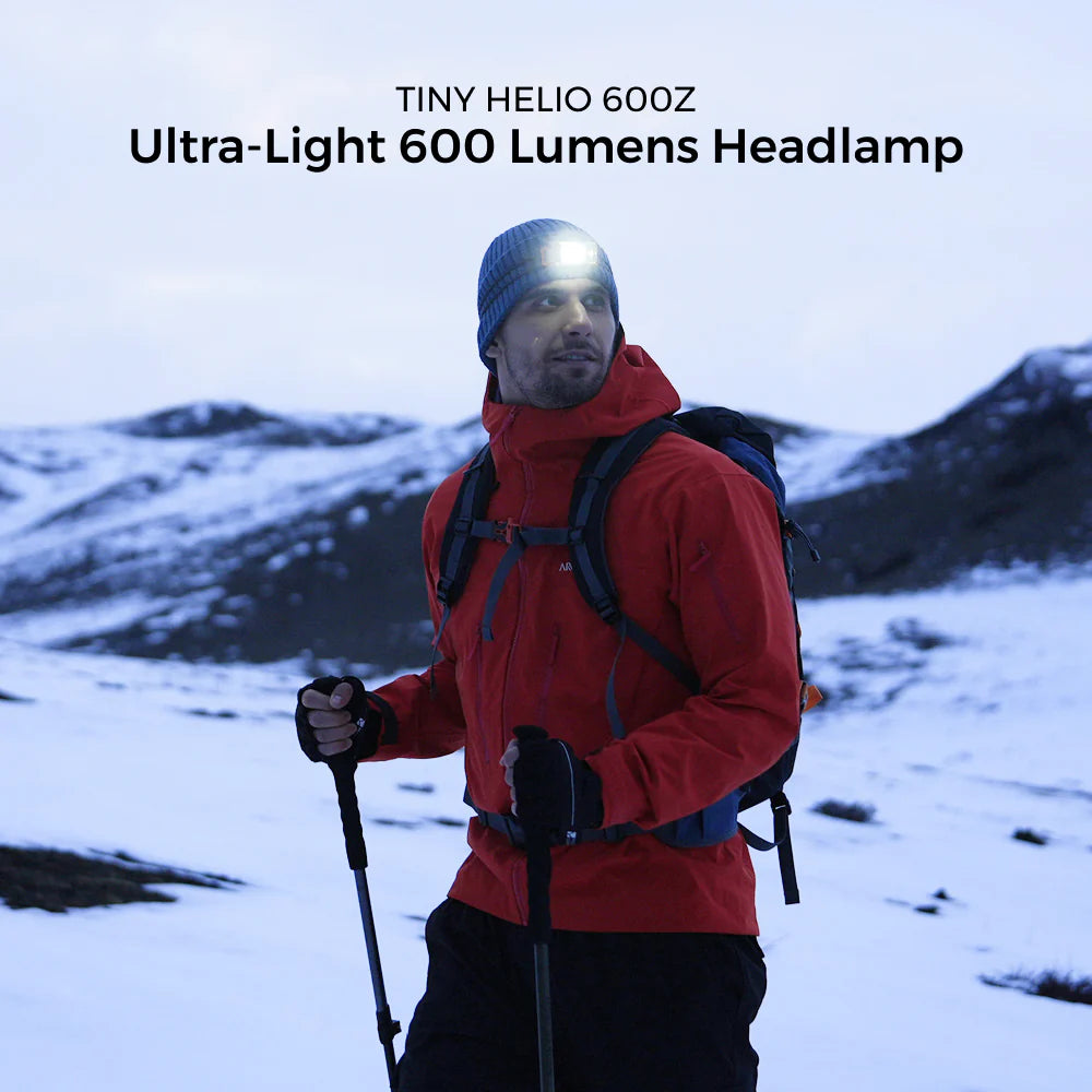 Lightweight camping flashlight with adjustable brightness and multiple lighting modes