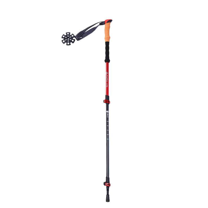 Outdoor trekking poles designed for balance, comfort, and reduced joint strain