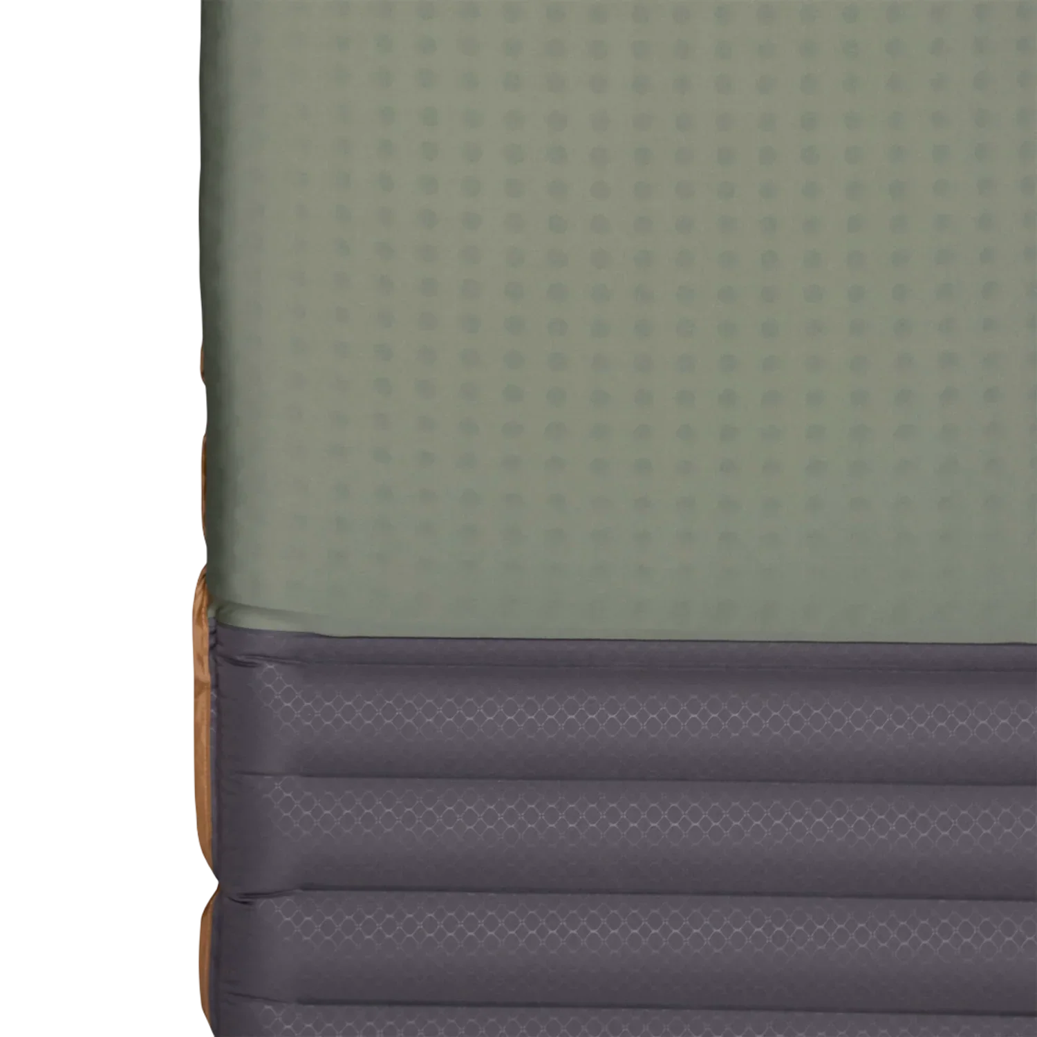 Hybrid foam and air sleeping pad with mattress-like comfort