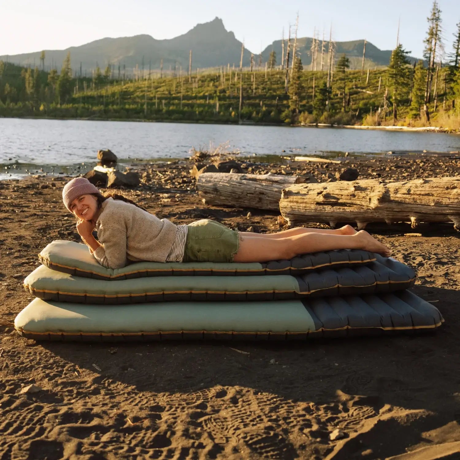 Extra large Klymaloft Summit sleeping pad for spacious comfort