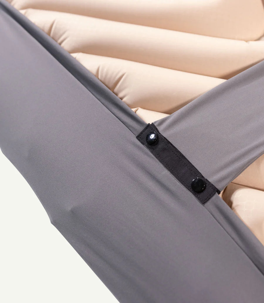 Visual representation of the sheet being machine washed, emphasizing its ease of care and durability.