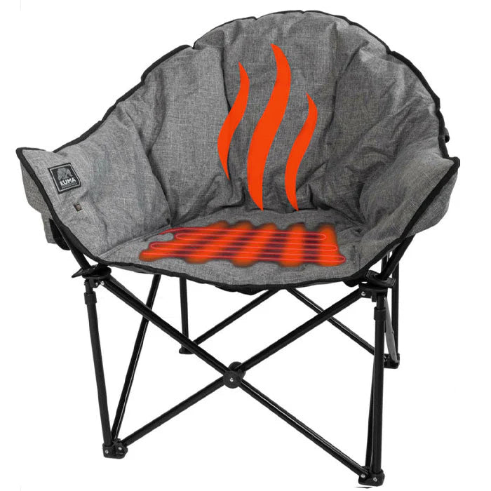 Kuma heated chair Heather grey
