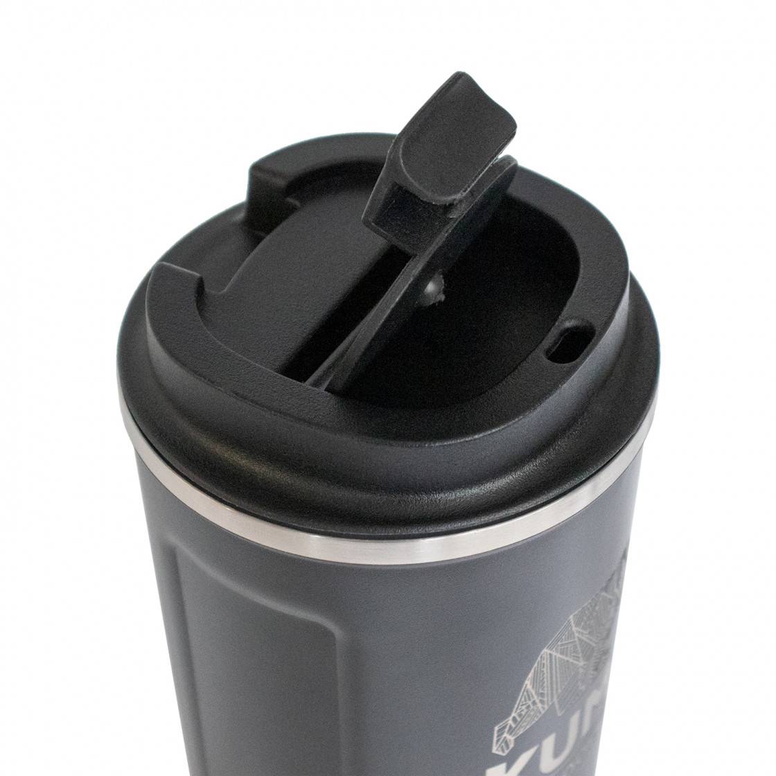 Grey coffee tumbler