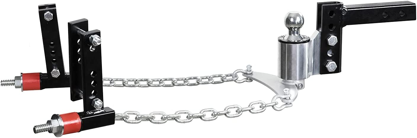 Andersen Hitches 3350 | No Sway Weight Distribution Hitch | 4" Drop-Rise | 2 5-16" Ball | 3", 4", 5", 6" Universal Frame Brackets