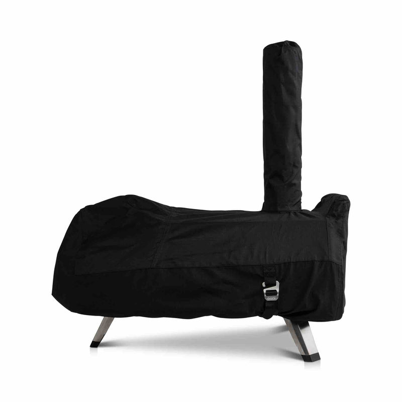 Durable polyester oven cover to shield Ooni Karu 16 and Karu 2 Pro from rain