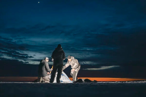 Otter ice shelter LED lights with dimmer