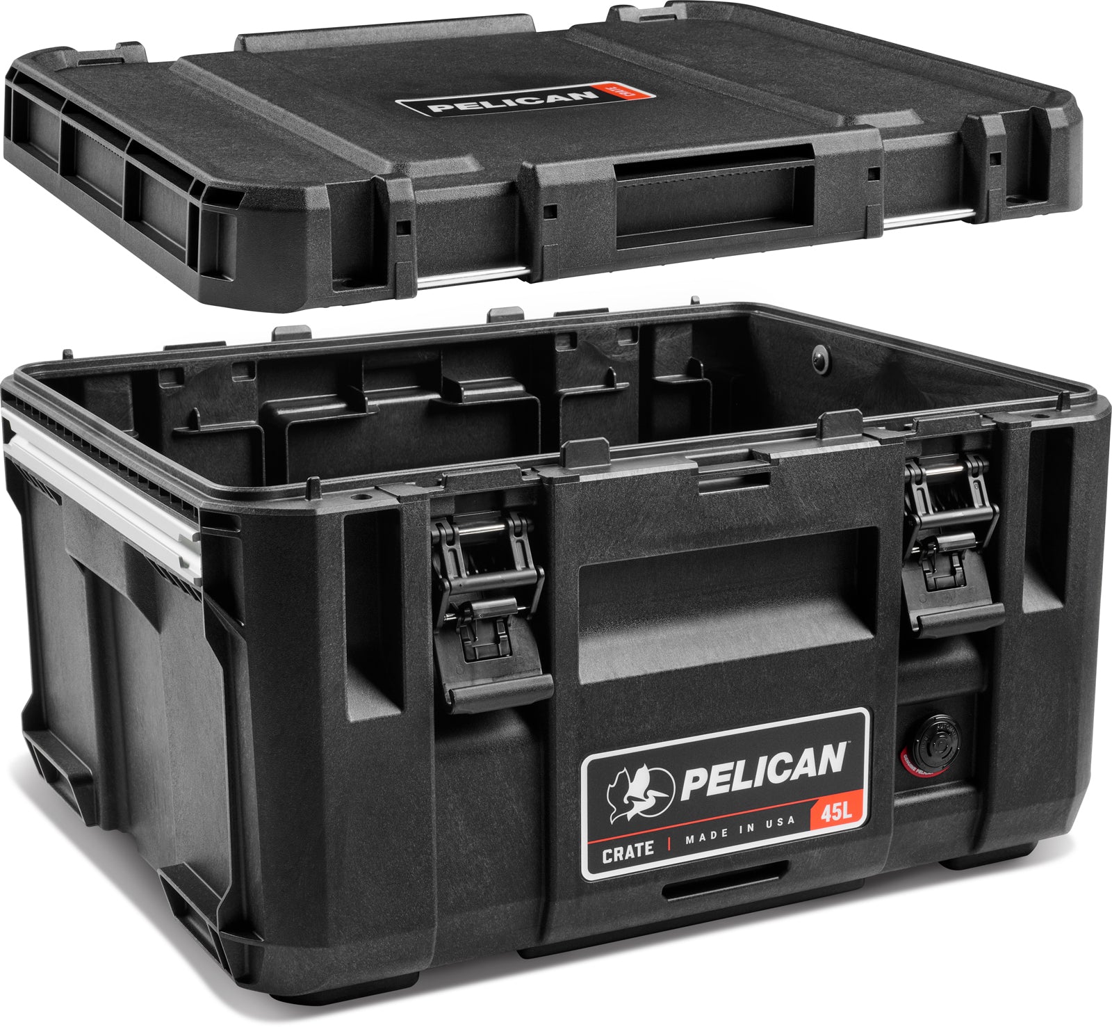 Pelican CRATE 45L cargo box front view