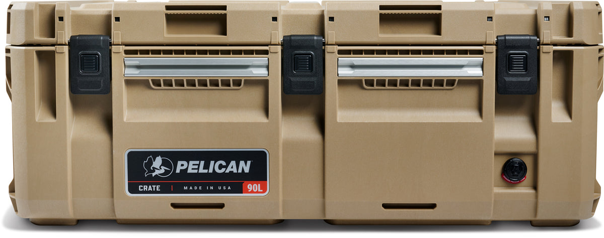 Pelican CRATE padlockable hasps for secure equipment storage