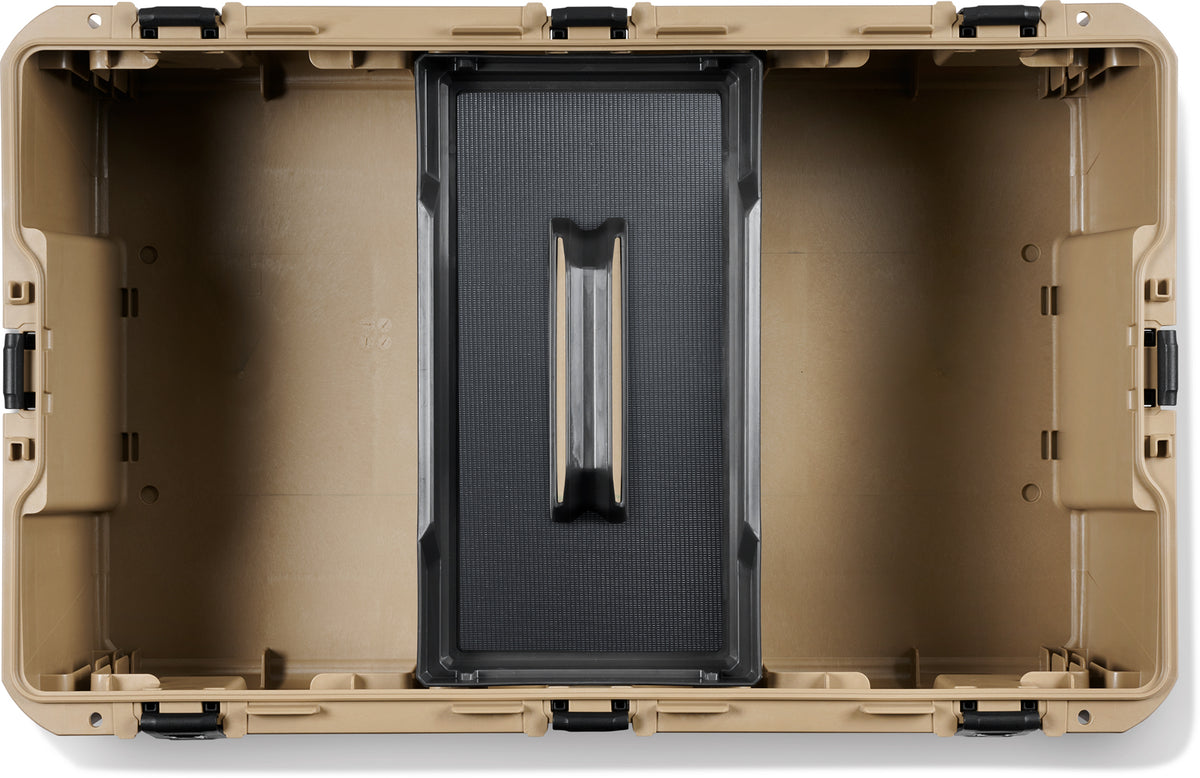 Pelican CRATE 90L removable tray installed inside cargo box