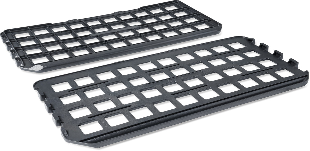 Pelican CRATE 90L modular dividers with integrated MOLLE grid