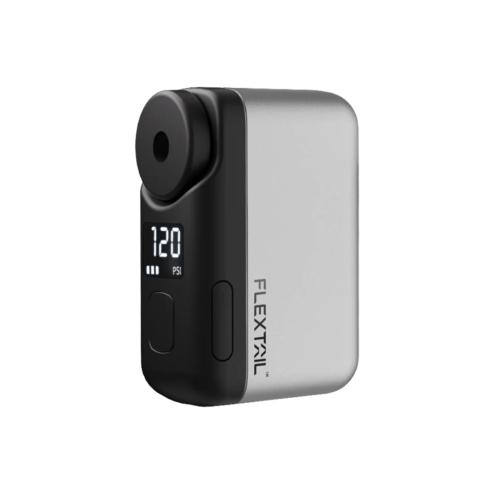 Ultra-compact electric bike pump with 120 PSI max pressure