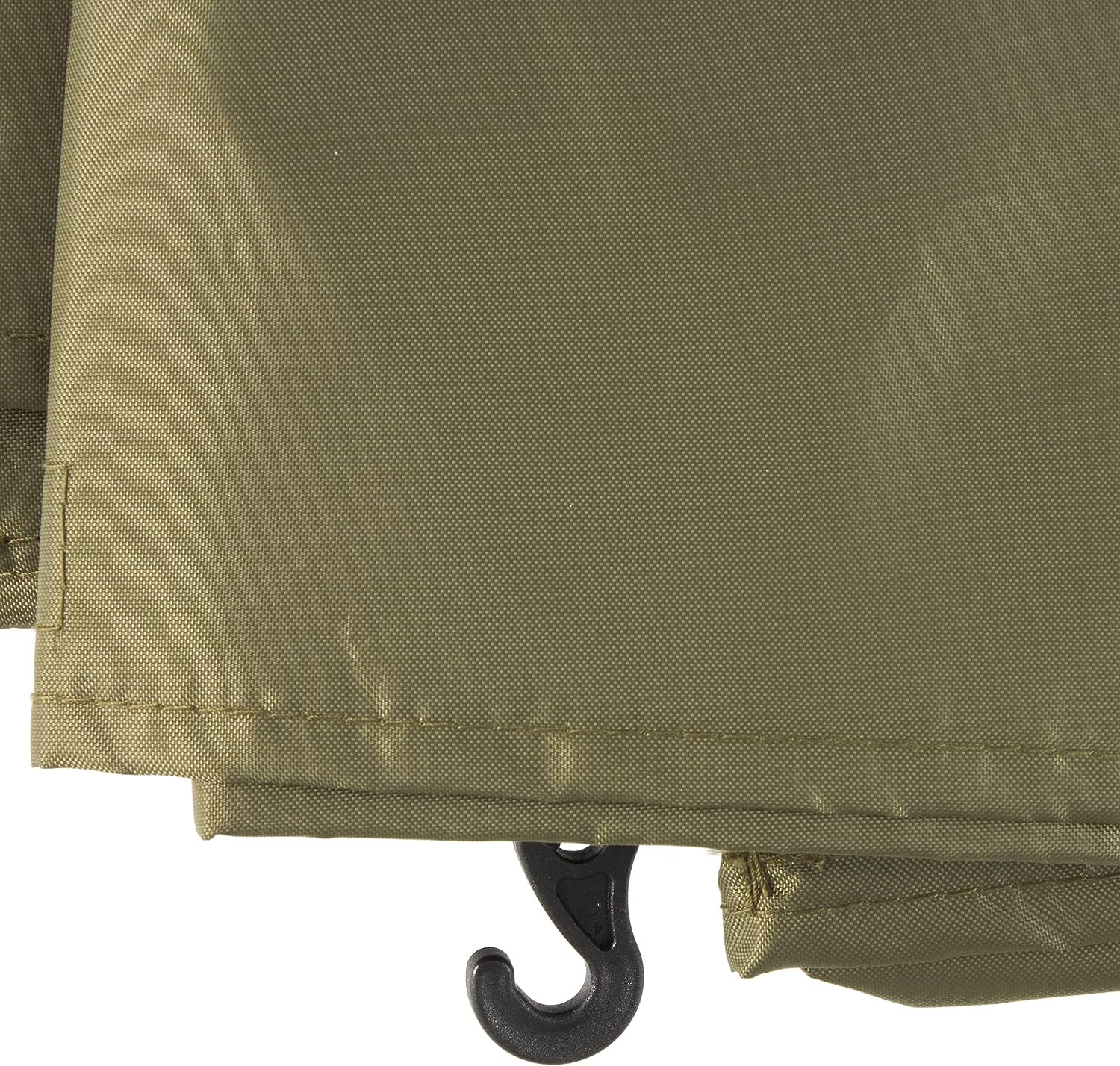 Clam Quick-Set wind panels connected to screen tent using clips and Velcro