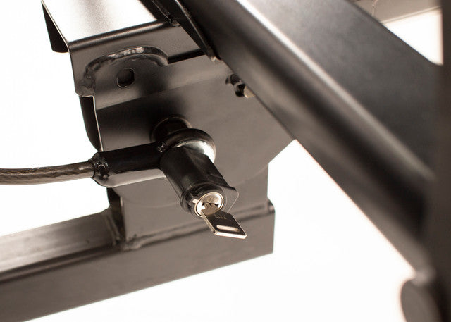 Bike rack locking mechanism