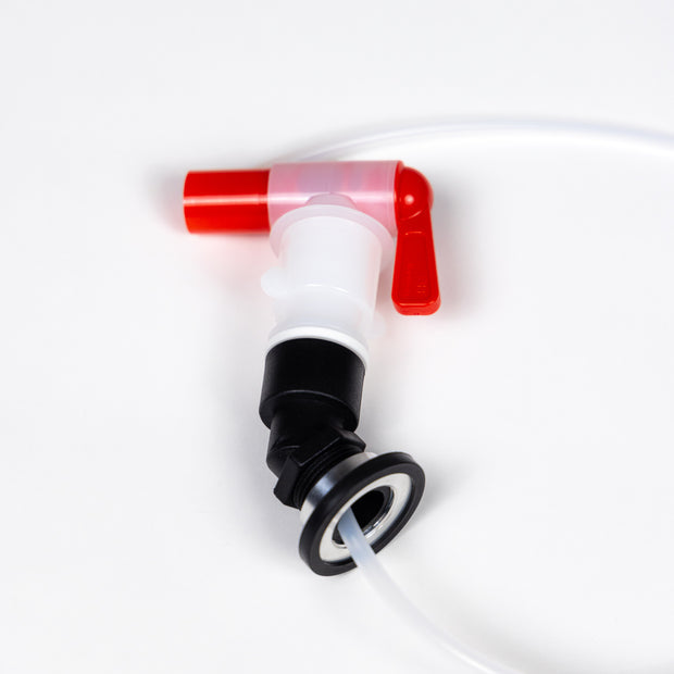 RotopaX Spigot Adapter installed on a RotopaX water container